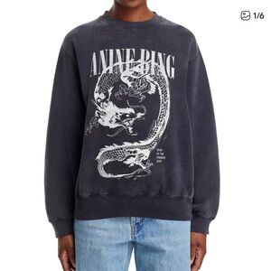 Anine Bing Ramona dragon sweatshirt